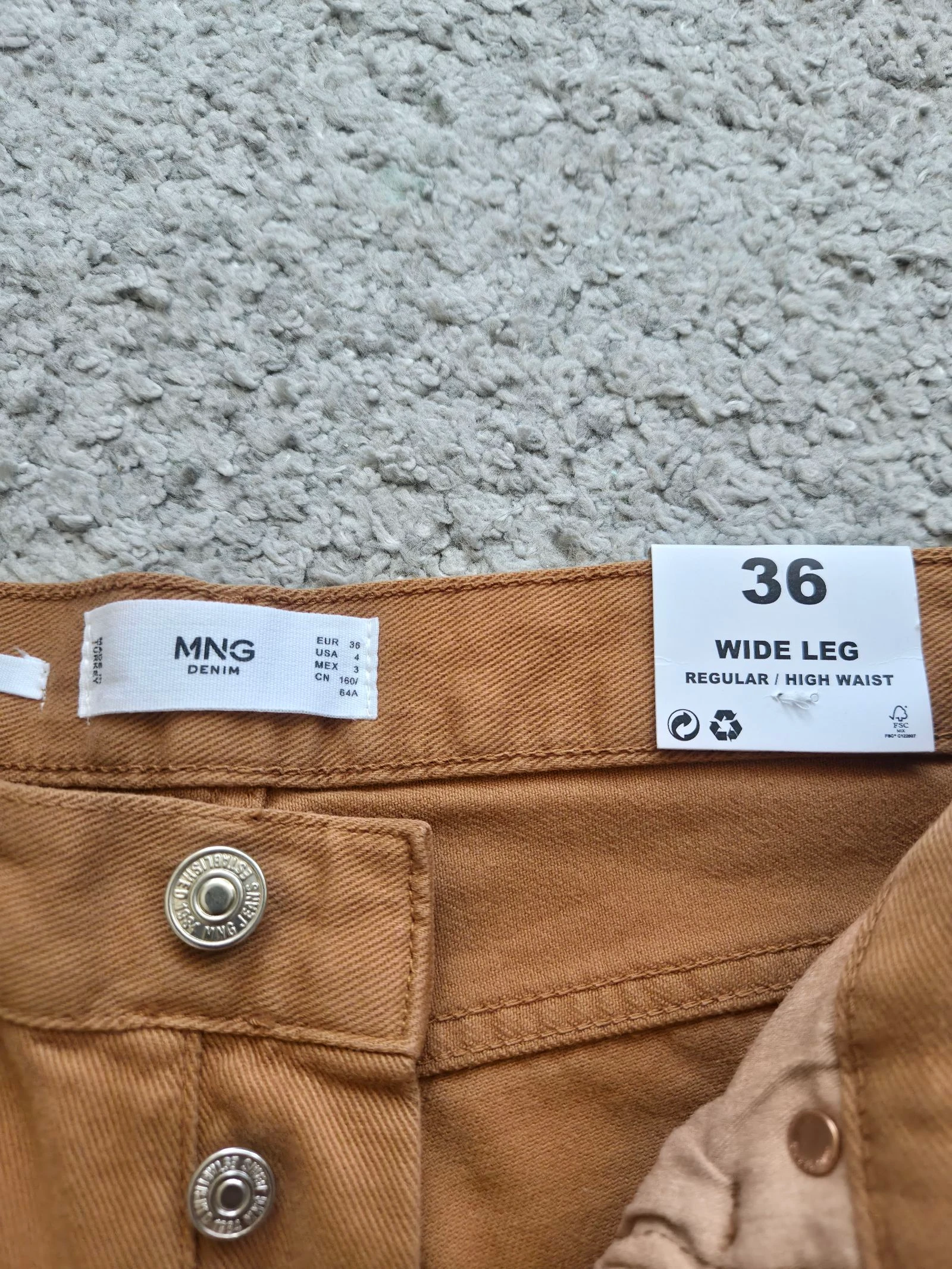 Wijde jeans Nieuw Mango – photo 5